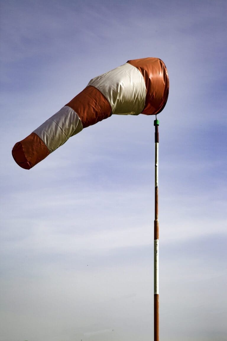 Bij te harde wind wordt de turbine uitgeschakeld