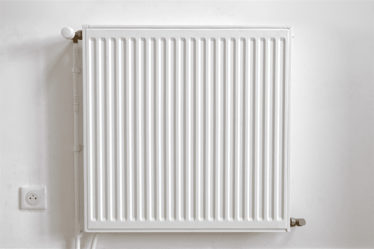 Radiator ontluchten.